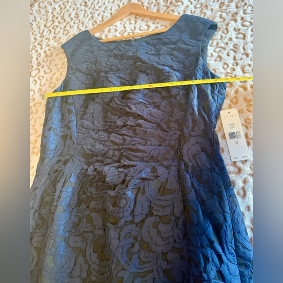 NWT Lauren Ralph Lauren Midnight Blue and black Floral Dress Women’s Size: 14 - Picture 4 of 9